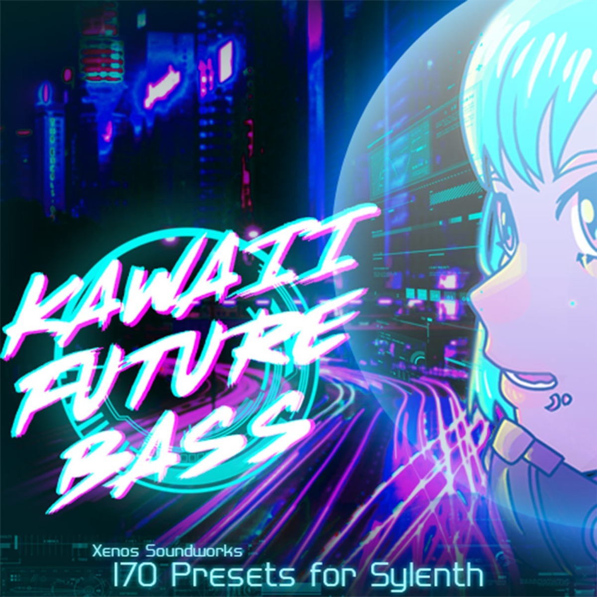 Xenos Soundworks - Kawaii Future Bass - Sylenth Presets Software GUI Artwork